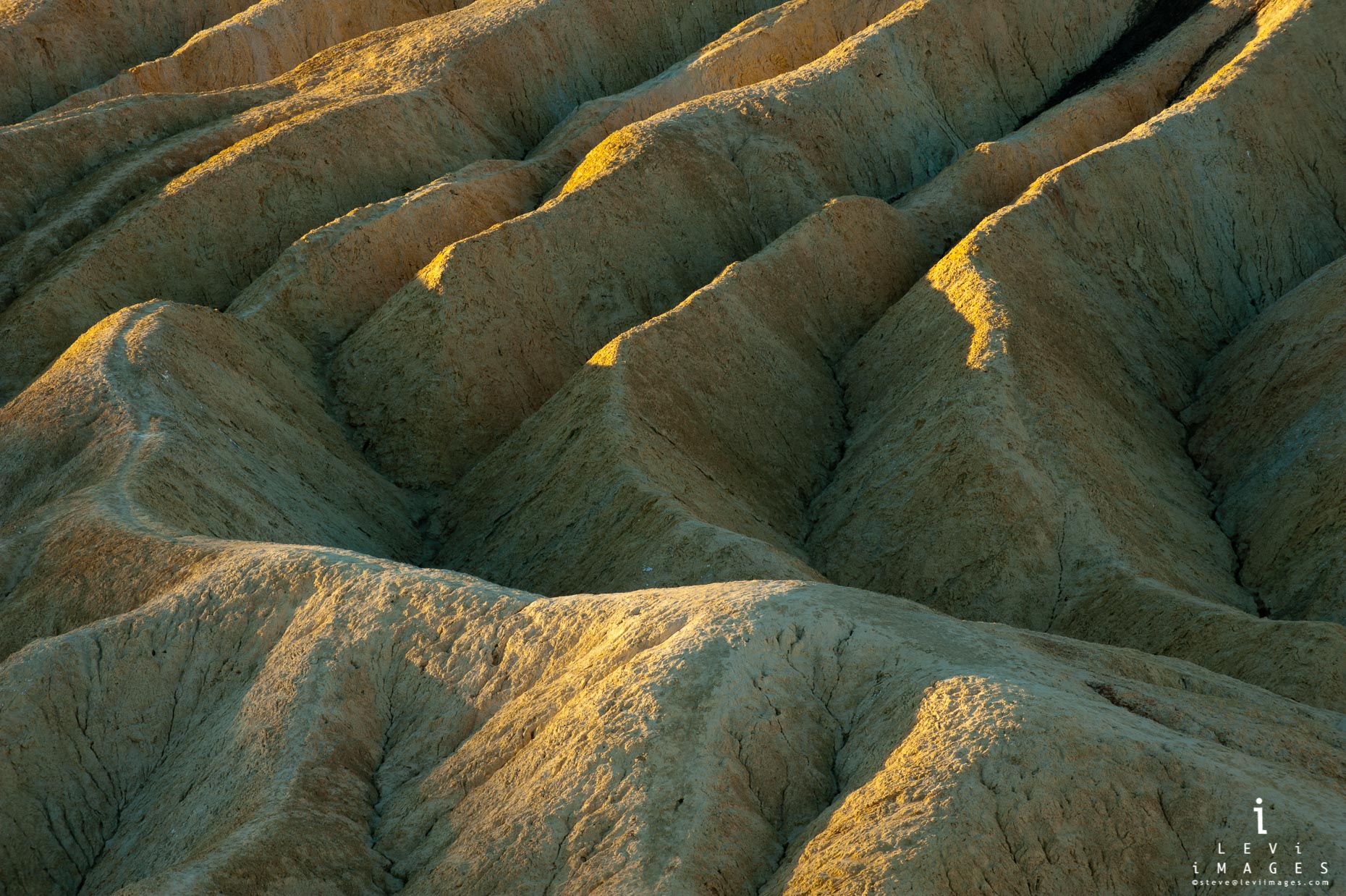 The trail. Death Valley abstract. Zabriski Point, California