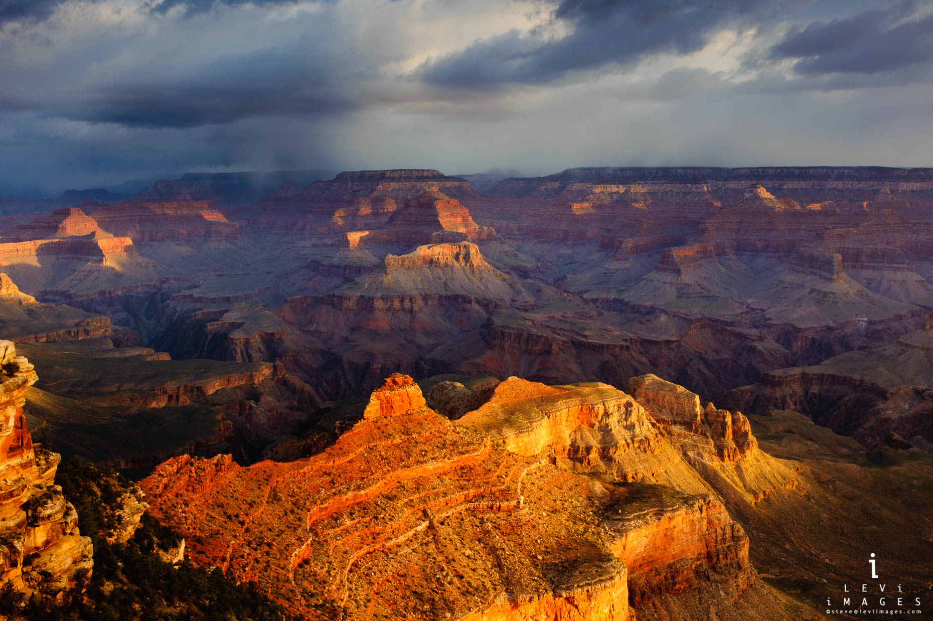 Grand Canyon sunset. Grand Canyon NP