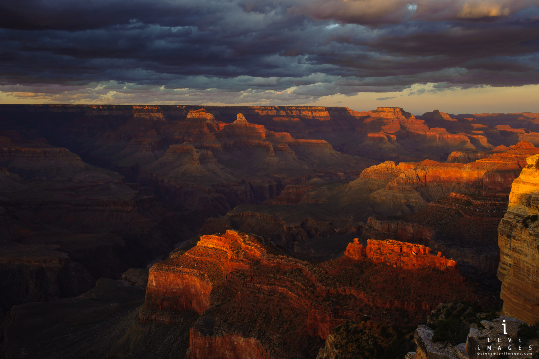 Grand Canyon sunset. Grand Canyon NP